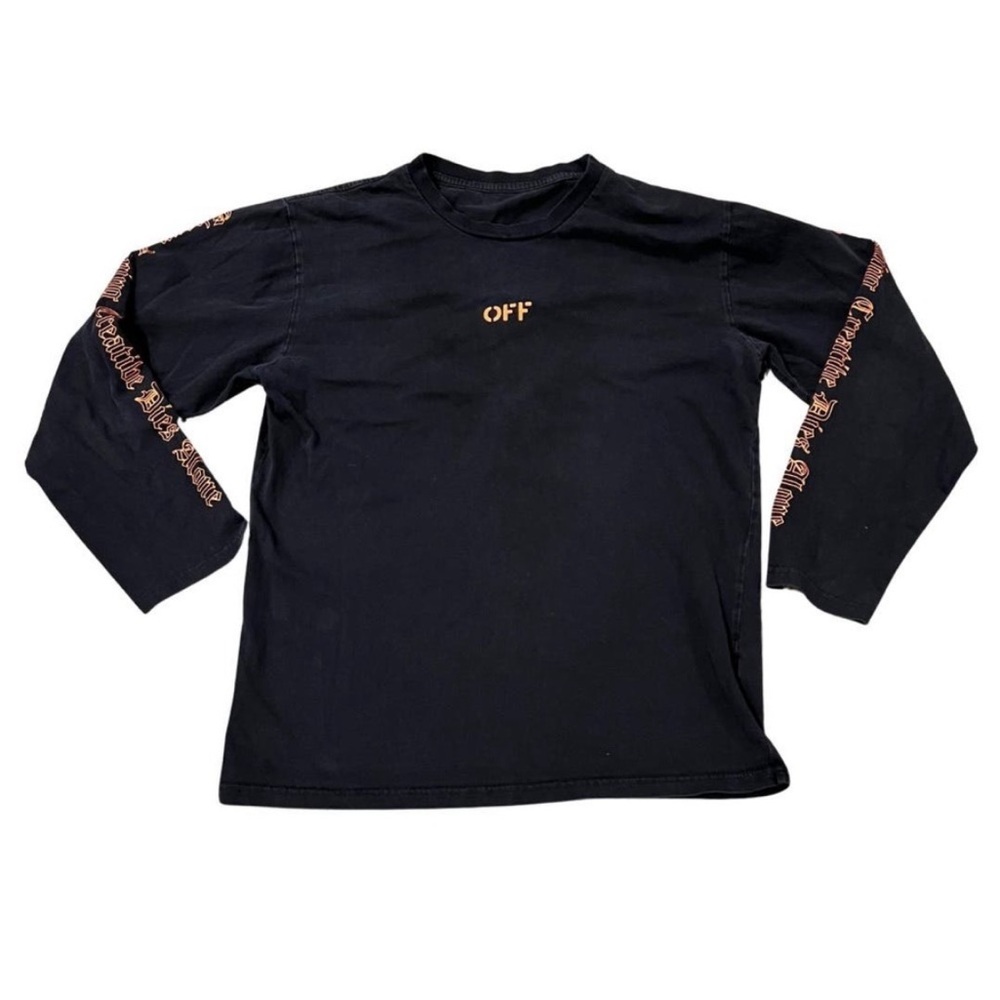 Off-White x Vlone Black Long Sleeve Shirt (Rare!)